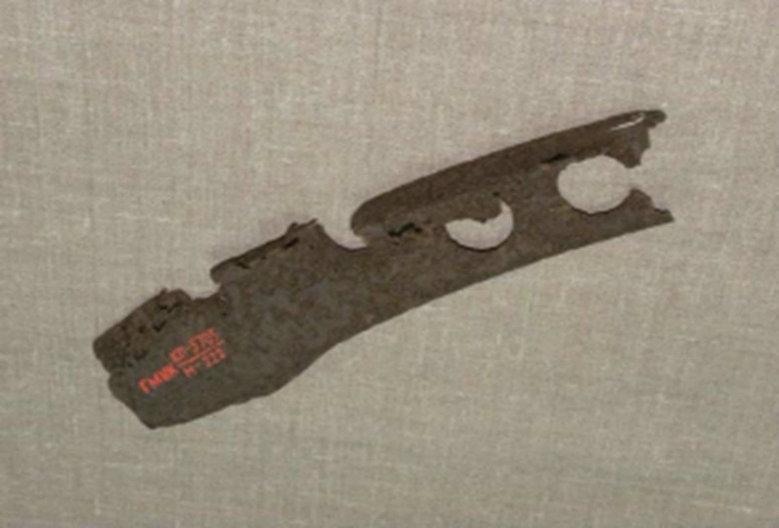 Фрагмент конструкции корпуса ракеты А-4 («Фау-2»). Германия, Пенемюнде. 1941-1944 гг.