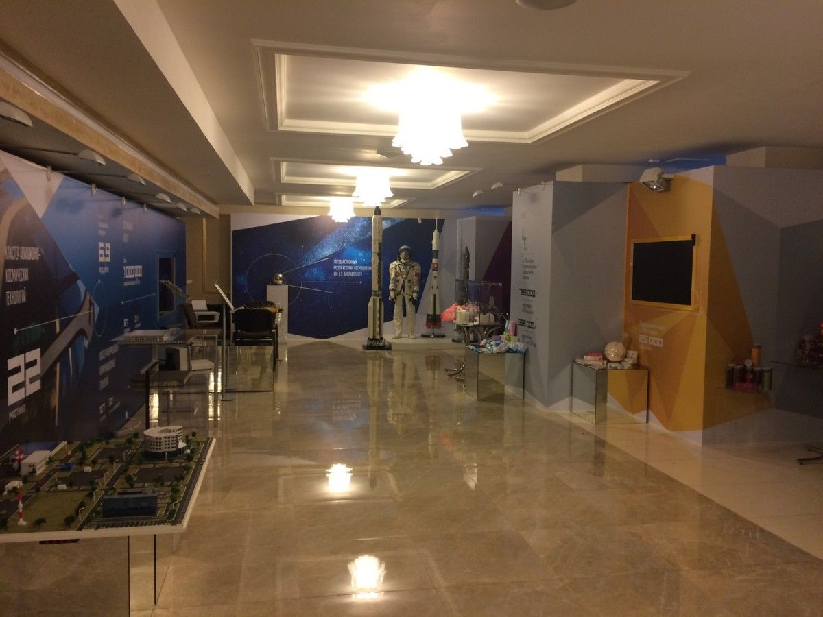 Музей истории космонавтики принимает участик в выставке в Совете Федерации.